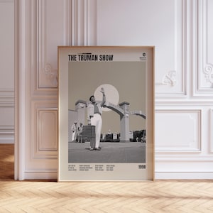VINTAGE INSPIRED Movie Print, Retro Movie Print, Midcentury Modern, Retro TV Show Poster, Minimal Movie Art, Custom Movie Poster,Film Poster