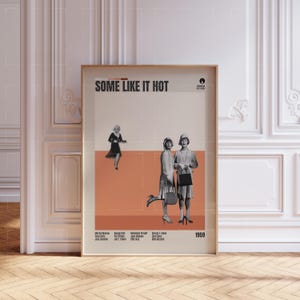 VINTAGE INSPIRED Movie Print, Retro Movie Print, Midcentury Modern, Retro TV Show Poster, Minimal Movie Art, Custom Movie Poster,Film Poster