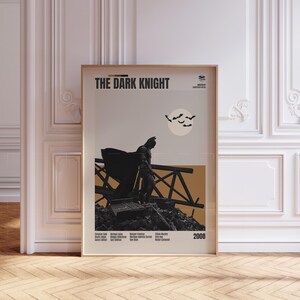 VINTAGE INSPIRED Filmdruck, Retro Filmdruck, Midcentury Modern, Retro TV-Serienplakat, Minimale Filmkunst, Filmplakat individuell, Filmplakat