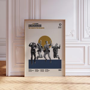 VINTAGE INSPIRED Movie Print, Retro Movie Print, Midcentury Modern, Retro TV Show Poster, Minimal Movie Art, Custom Movie Poster,Film Poster