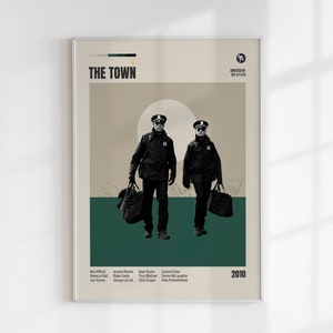 VINTAGE INSPIRED Filmdruck, Retro Filmdruck, Midcentury Modern, Retro TV-Serienplakat, Minimale Filmkunst, Filmplakat individuell, Filmplakat