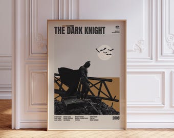 VINTAGE INSPIRED Movie Print, Retro Movie Print, Midcentury Modern, Retro TV Show Poster, Minimal Movie Art, Custom Movie Poster,Film Poster