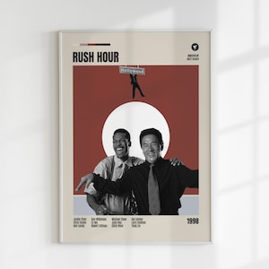 VINTAGE INSPIRED Movie Print, Retro Movie Print, Midcentury Modern, Retro TV Show Poster, Minimal Movie Art, Custom Movie Poster,Film Poster