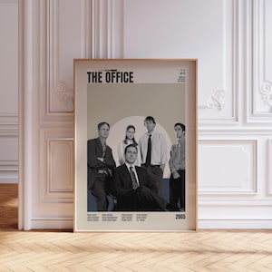 VINTAGE INSPIRED Tv Print, Retro Movie Print, Midcentury Modern, Retro TV Show Poster, Minimal Movie Art, Custom Movie Poster, Film Poster