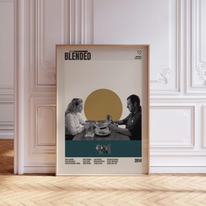 VINTAGE INSPIRED Filmdruck, Retro Filmdruck, Midcentury Modern, Retro TV-Serienplakat, Minimale Filmkunst, Filmplakat individuell, Filmplakat