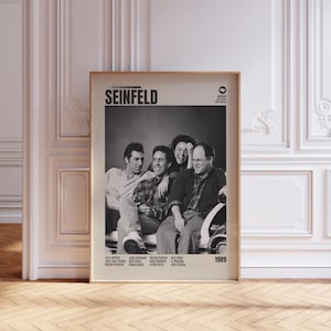 VINTAGE INSPIRED Tv Print, Retro Movie Print, Midcentury Modern, Retro TV Show Poster, Minimal Movie Art, Custom Movie Poster, Film Poster