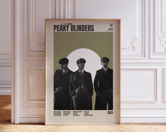 VINTAGE INSPIRED Tv Print, Retro Movie Print, Midcentury Modern, Retro TV Show Poster, Minimal Movie Art, Custom Movie Poster, Film Poster