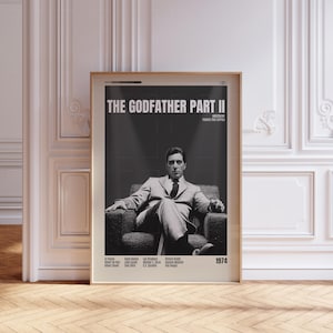VINTAGE INSPIRED Movie Print, Retro Movie Print, Midcentury Modern, Retro TV Show Poster, Minimal Movie Art, Custom Movie Poster,Film Poster