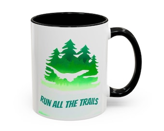 Trail Runner Coffee Mug: Nature Lover Gift