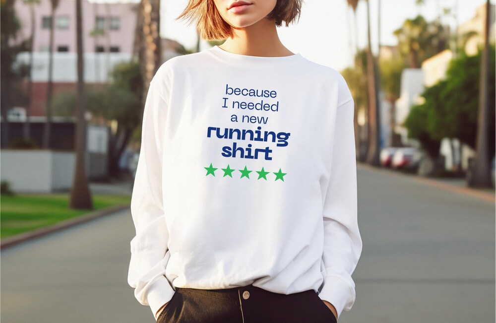 Unisex Long Sleeve Running T-Shirt, Because I Needed A New Running Shirt Long Sleeve Tee, Fun Running Long Sleeve Tee, Gift For Runners Teebeepro Fashion