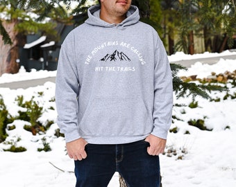 Hit the Trails Unisex Hoodie: Trail Running Sweatshirt