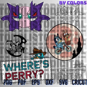 manually vectorized cartoon package, vector, svg, dxf, eps, png, pdf, cricut, file art