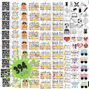 gran paquete svg ,school, 394 diseños vectorizados, png, pdf, svg, dxf, eps