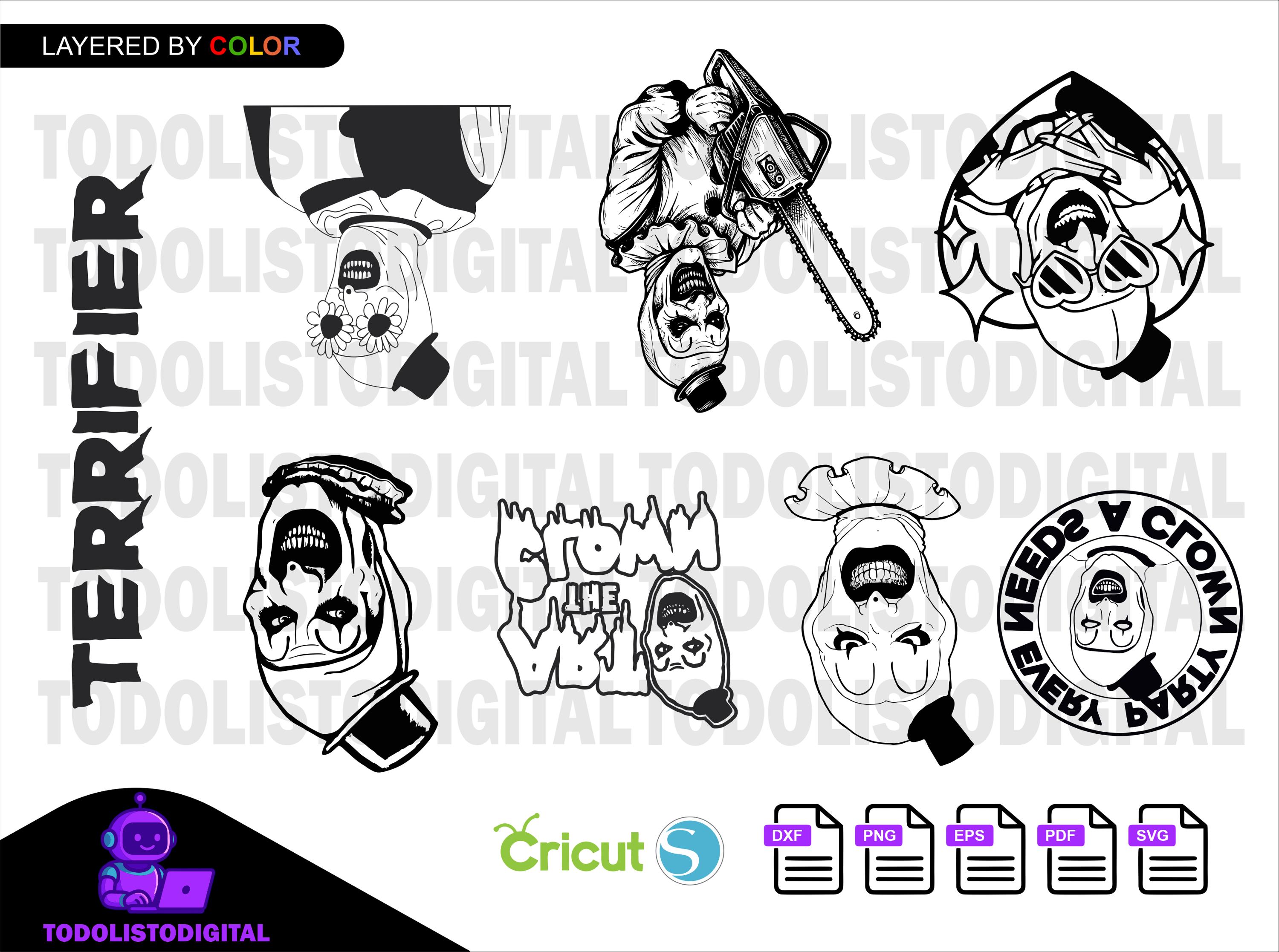 Carnavalife Masque Terrifier Adulte Avec Chapeau, Masque De Terrifier Unisexe, Masque De Clown Tueur, Masque Terrifier En Latex Pour Adulte, Masque D'Halloween Adulte