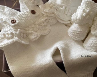 Baby salopette, babyromper,babyoutfit,babysummeroutfit,babygirl,newbornbaby,newbornbabyhospitaloutfit,babyknit,organıcbabyclothes,babyknit