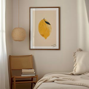 DIN A Vertical Frame Photoshop Mockup Template for Art Display, A2 Wood Frame in Bedroom Scene PSD, Photoshop Frame Mockup