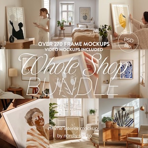Meer dan 270 video- en fotomockups: PSD-bundel met slimme objecten