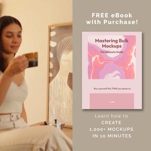 Video Frame Mockup With Person, DIN A Wall Art Reel Mockup Video, 1x1 & 9x16 Aspect Ratio for Reels, PSD Animated Mockup, Video Mockup MOV