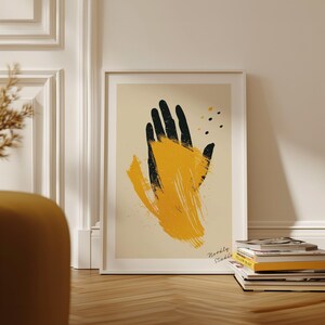 White Wood Frame Mockup: Minimal Leaning Design (A Series Sizes) image 8