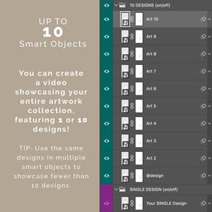 Social Media Wall Art Mockup Video With Person, 9x16 Aspect Ratio for SM Reels, PSD Photoshop Animated Mockup, Vertical Frame Video Mockup Home Interior MOV