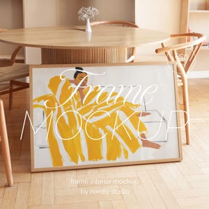 Landscape Frame Mockup: DIN A, Art & Print Display (PSD Template)