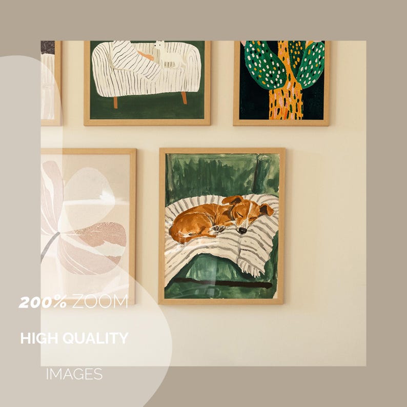 Six frame mockup bundle, set of six frame mockups, set of 6 frames with person, frame gallery mockup, wall gallery mockup light wood