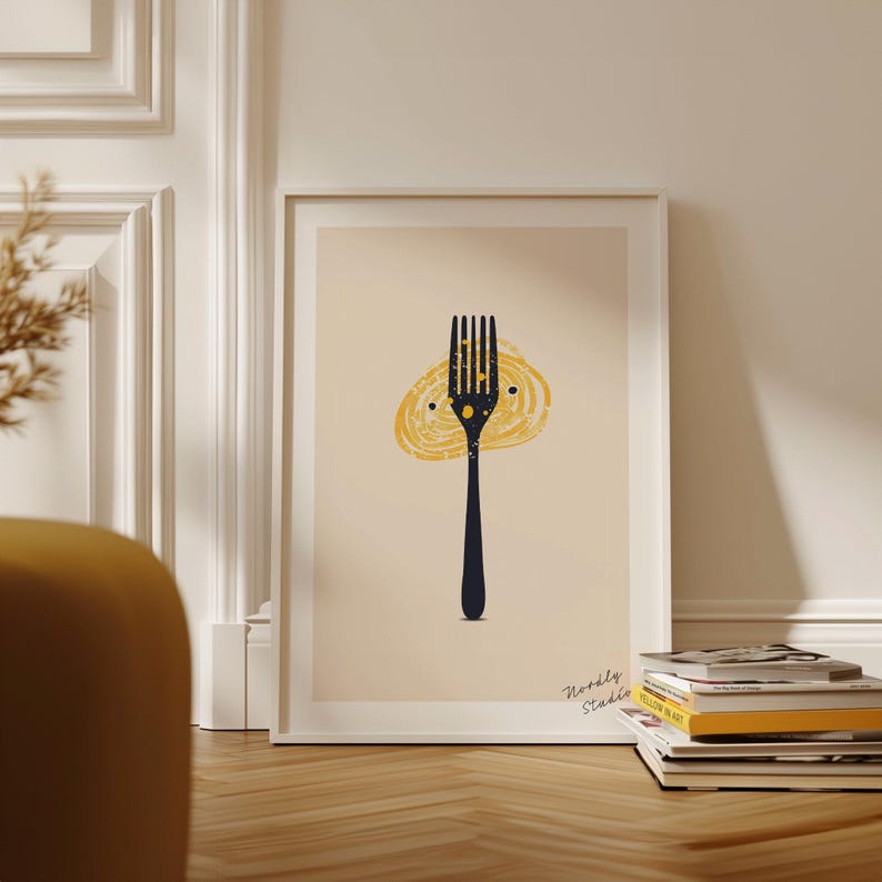 White Wood Frame Mockup: Minimal Leaning Design (A Series Sizes) image 6