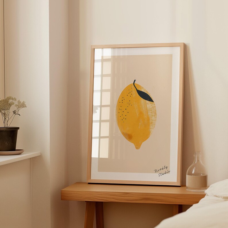DIN A Vertical Frame Photoshop Mockup Template for Art Display, A2 Wood Frame in Bedroom Scene PSD, Photoshop Frame Mockup