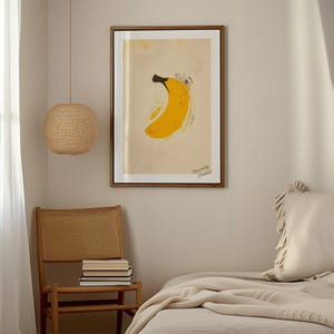 DIN A Vertical Frame Photoshop Mockup Template for Art Display, A2 Wood Frame in Bedroom Scene PSD, Photoshop Frame Mockup