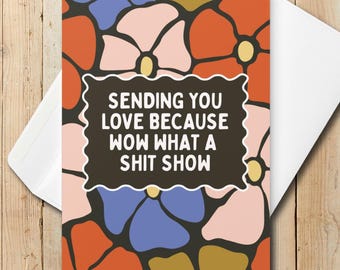 Funny Friendship Card, Sobriety Gift, Sober Anniversary Card, Funny Greeting Card