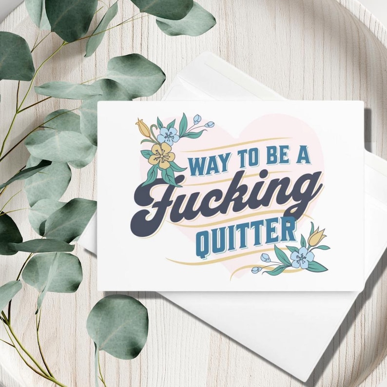 Tarjeta de aniversario de sobriedad "¡Qué manera de ser un sobrio!", Tarjeta de felicitación divertida para sobrios, Tarjetas de sobriedad, Regalos para sobrios, Tarjeta para ella imagen 2