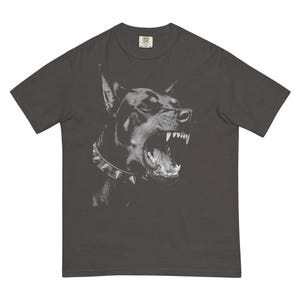 Comfort Colors Doberman T-Shirt, Vintage Dog Graphic Tee, Oversized Streetwear Shirt