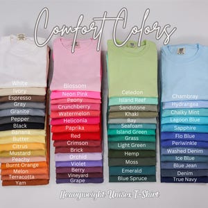 comfort colors color chart