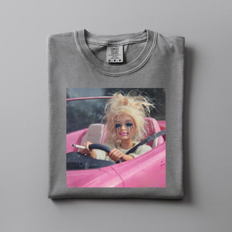 Comfort Colors Doll Face Meme Shirt, Viral Internet Shirt, Cringy Hot Mess Tee, Funny Graphic Tee