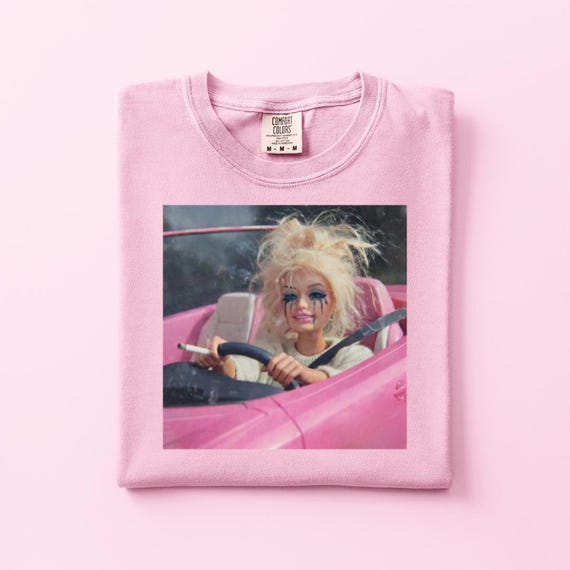 Comfort Colors Doll Face Meme Shirt, Viral Internet Shirt, Cringy Hot Mess Tee, Funny Graphic Tee