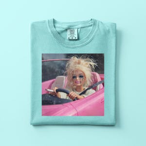 Comfort Colors Doll Face Meme Shirt, Viral Internet Shirt, Cringy Hot Mess Tee, Funny Graphic Tee