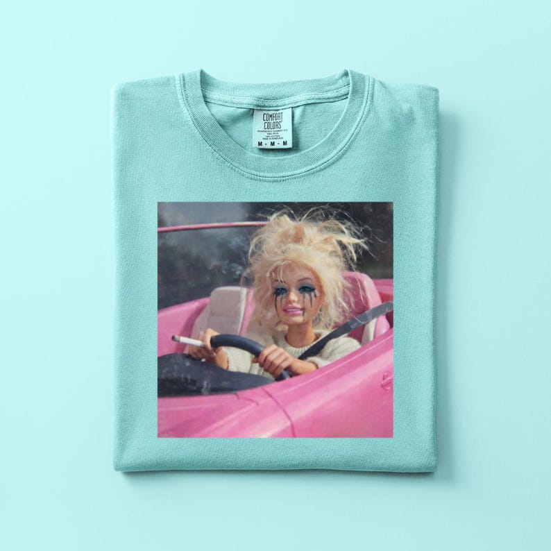 Comfort Colors Doll Face Meme Shirt, Viral Internet Shirt, Cringy Hot Mess Tee, Funny Graphic Tee