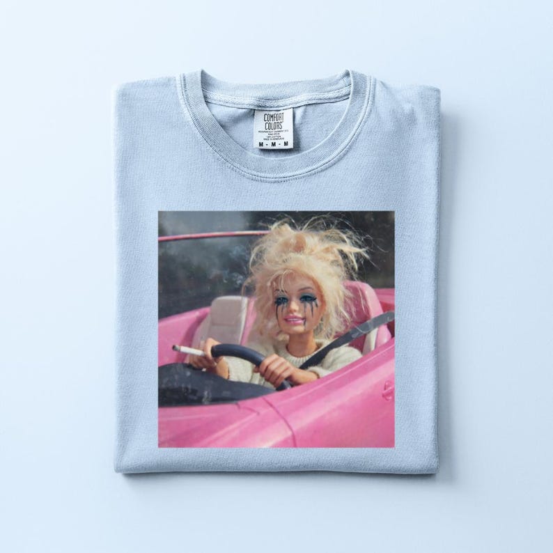 Comfort Colors Doll Face Meme Shirt, Viral Internet Shirt, Cringy Hot Mess Tee, Funny Graphic Tee