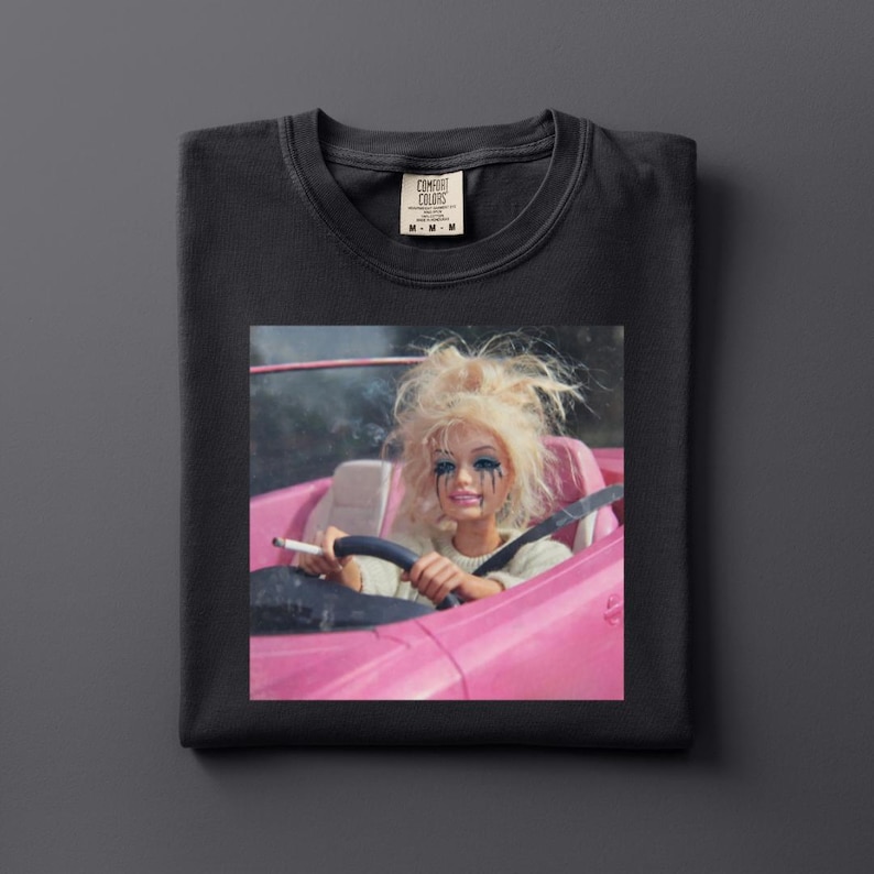 Comfort Colors Doll Face Meme Shirt, Viral Internet Shirt, Cringy Hot Mess Tee, Funny Graphic Tee