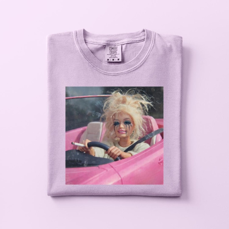 Comfort Colors Doll Face Meme Shirt, Viral Internet Shirt, Cringy Hot Mess Tee, Funny Graphic Tee