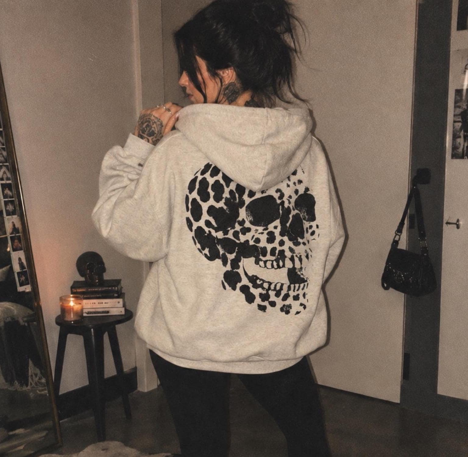 Y2k Skull Zip Up - Etsy