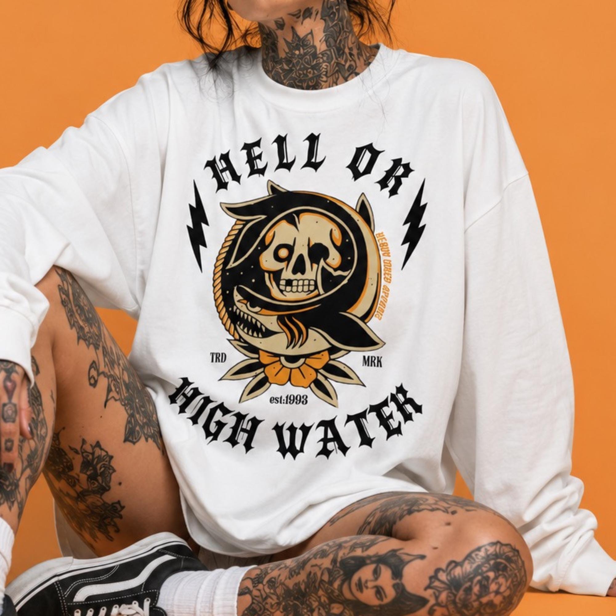 Long Sleeve Tattoo Shirt - Etsy