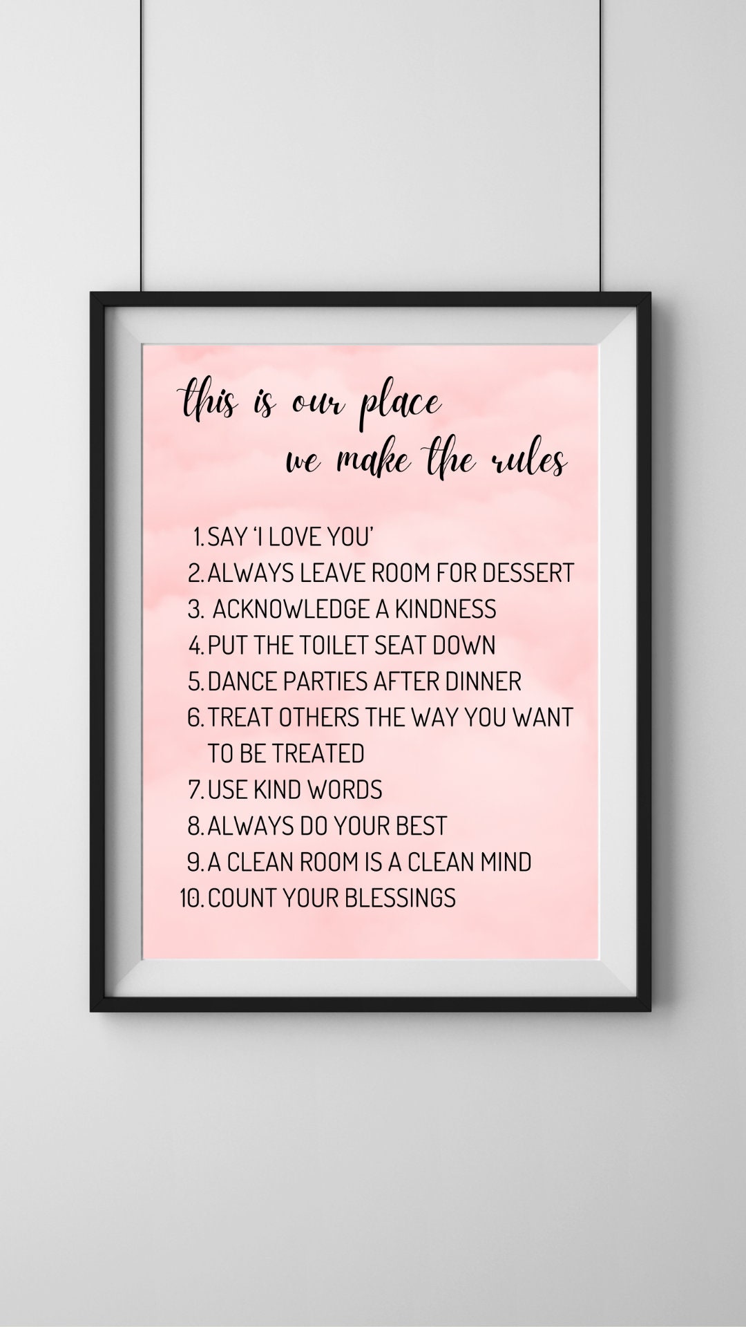 Tayor Rukes Lover Taylor Swift house Rules Poster - Etsy