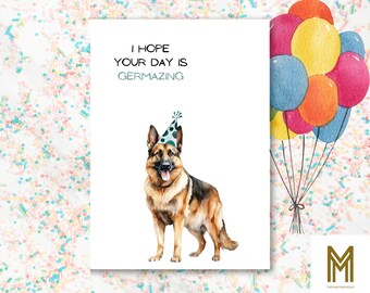 Ik hoop dat je dag een Germazing-verjaardagskaart is