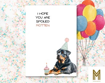 Ik hoop dat je een rotte verjaardagskaart bent