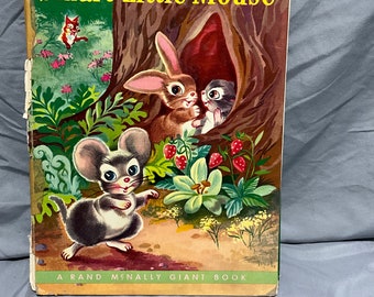 vintage Giant Rand McNally, « The Smart Little Mouse » (livre elfe)