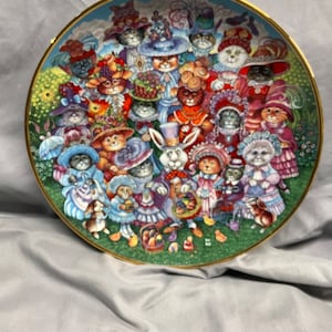 Easter Purrade Plate - Etsy