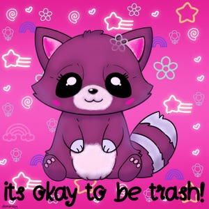 Adesivo Panda Lixo