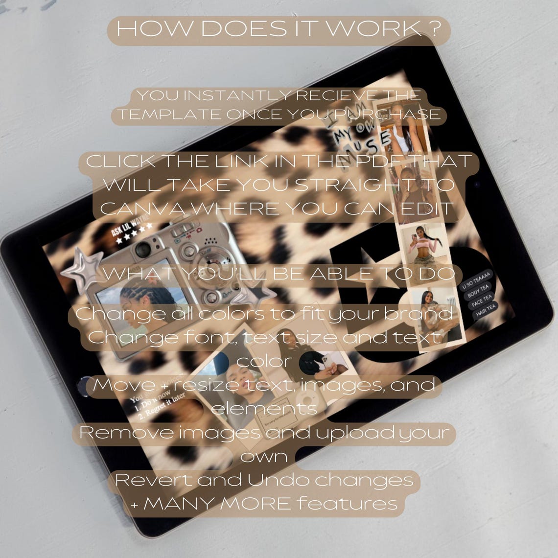 Cheetah / Leopard Print Y2K Wallpaper | MacBook Wallpaper | iPad ...