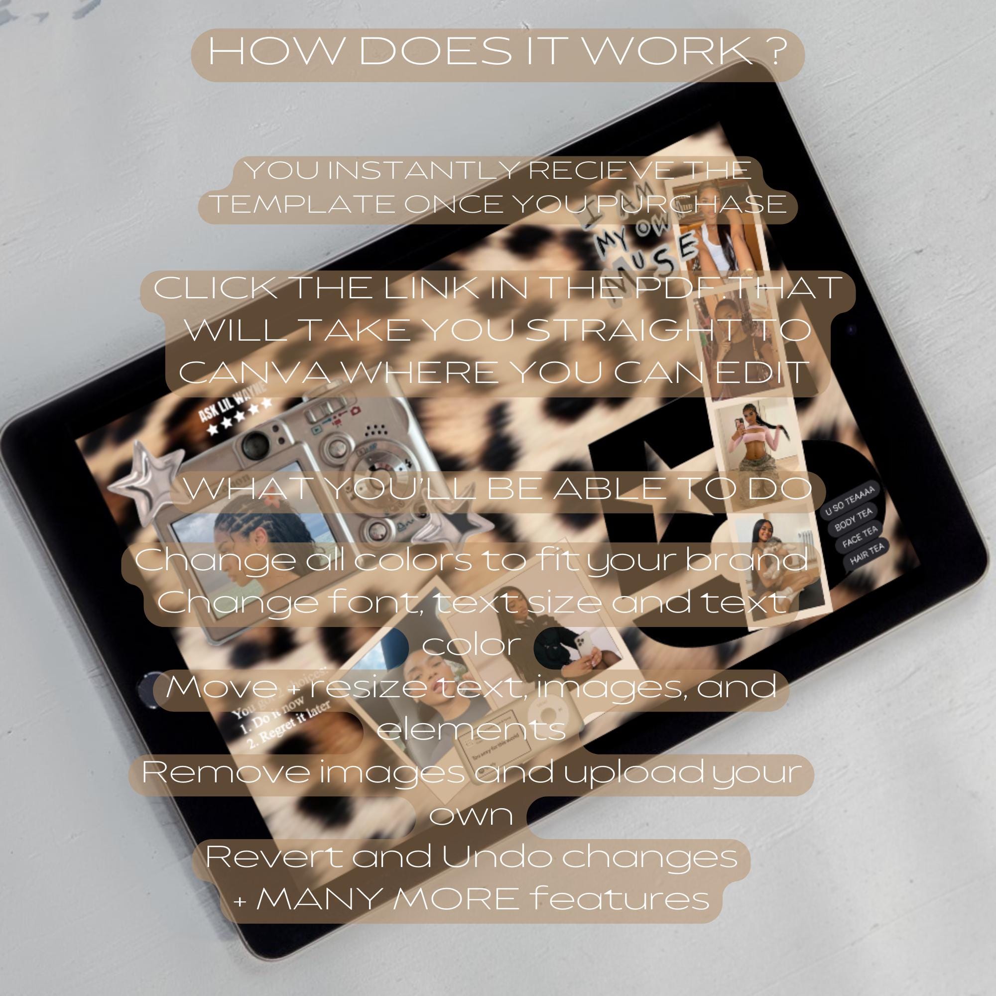 Cheetah / Leopard Print Y2K Wallpaper | MacBook Wallpaper | iPad ...